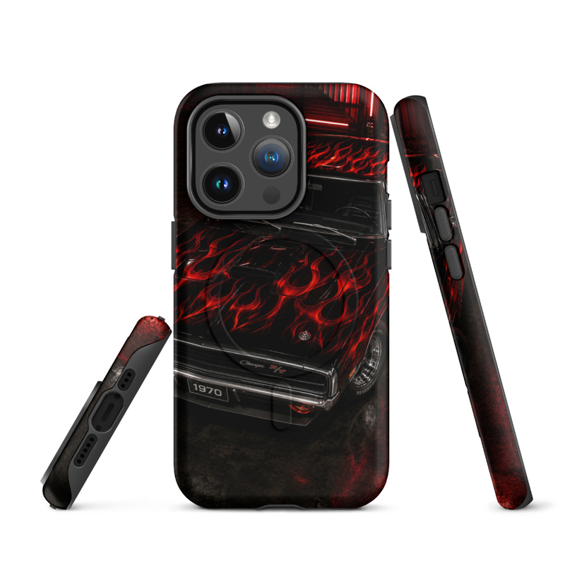 MagSafe® tough case for iPhone® 14 to 17 - 1969 Charger - Flame Series