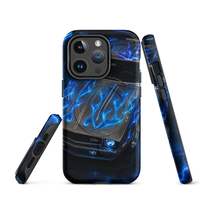MagSafe® tough case for iPhone® 14 to 17 - 1969 Camaro Z/28 - Flame Series