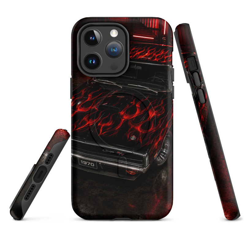 MagSafe® tough case for iPhone® 14 to 17 - 1969 Charger - Flame Series