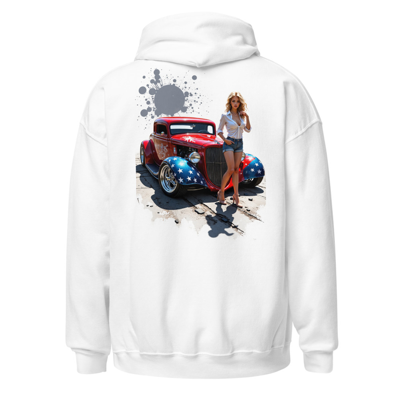 Vintage Hot Rod Graphic Hoodie