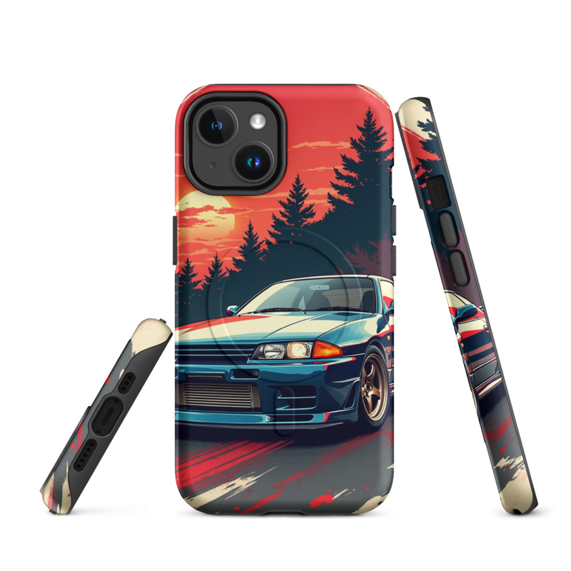 MagSafe® tough case for iPhone® 14 - 17 - R32 Skyline