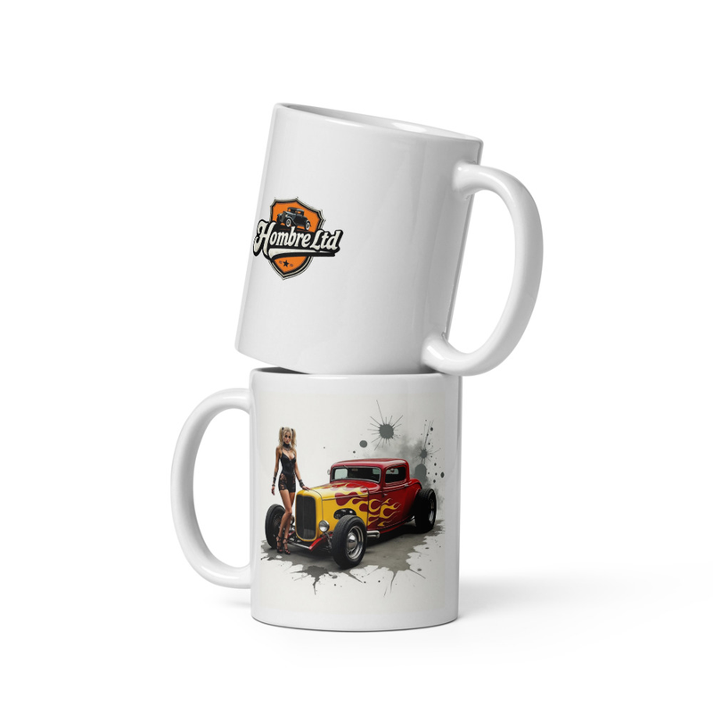 Alyssa with Red Hot Rod Mug