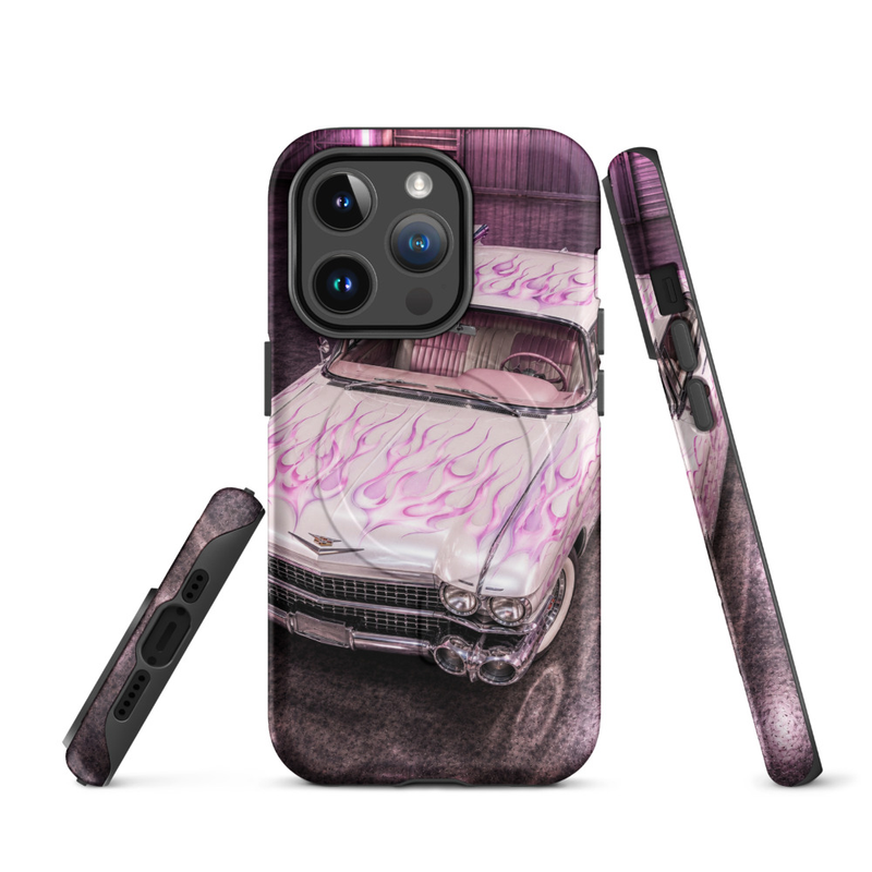 MagSafe® tough case for iPhone® 14 to 17 - 1959 Cadillac Coupe De Ville - Flame Series