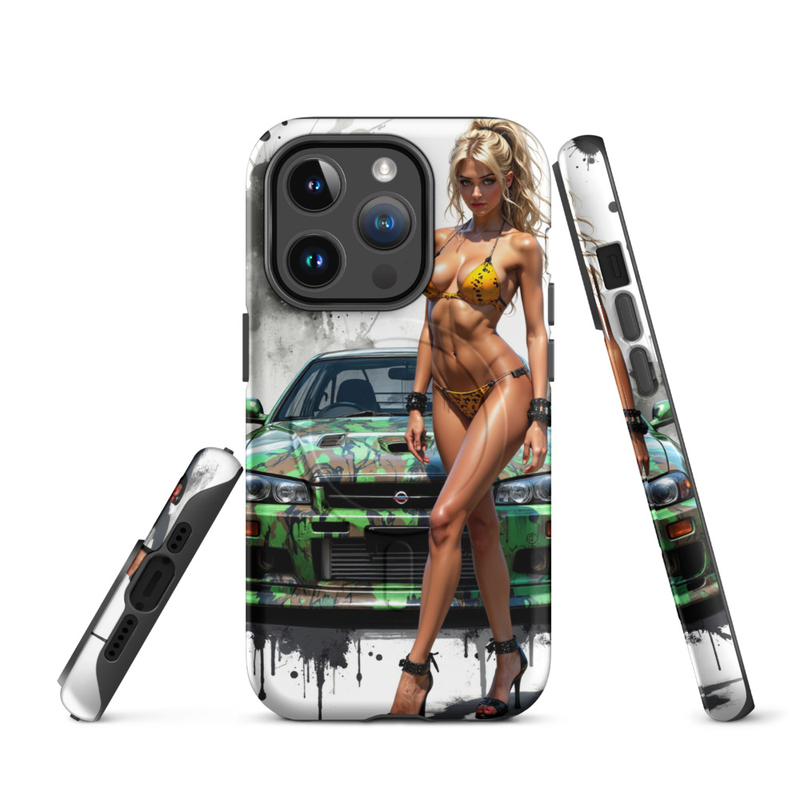 MagSafe® tough case for iPhone® 14 - 17 Camo Skyline