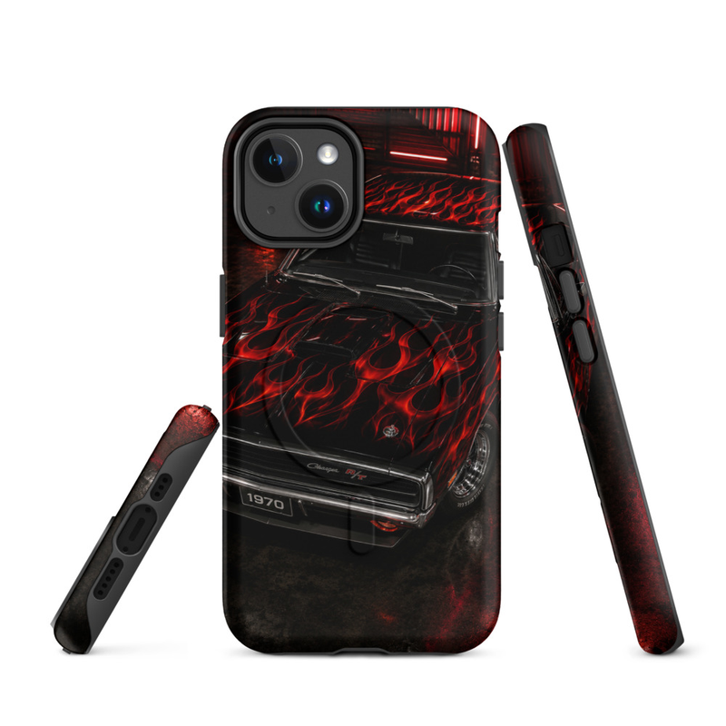 MagSafe® tough case for iPhone® 14 to 17 - 1969 Charger - Flame Series
