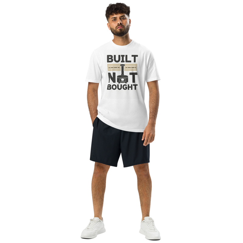 "Built Not Bought" Under ArmourⓇ athletic t-shirt