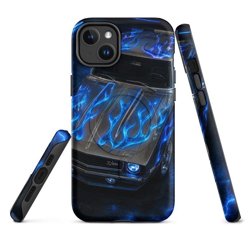 MagSafe® tough case for iPhone® 14 to 17 - 1969 Camaro Z/28 - Flame Series