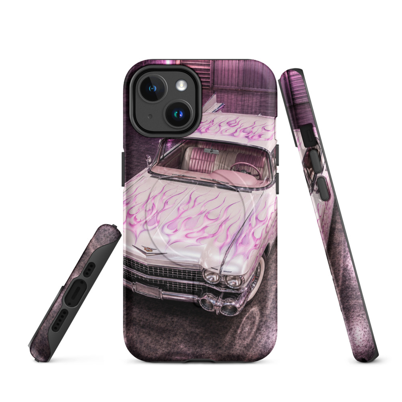 MagSafe® tough case for iPhone® 14 to 17 - 1959 Cadillac Coupe De Ville - Flame Series