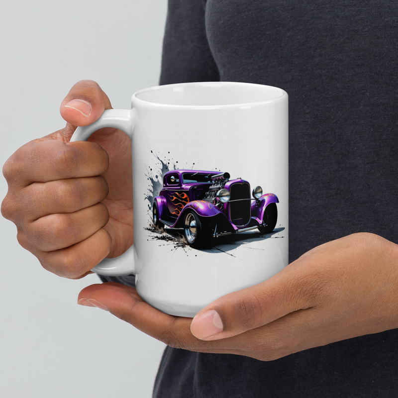 Purple Hot Rod Mug