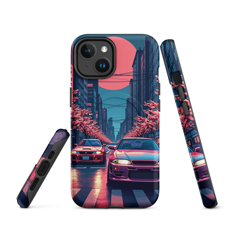 MagSafe® tough case for iPhone® 14 - 17 - Japanese Night Cruise