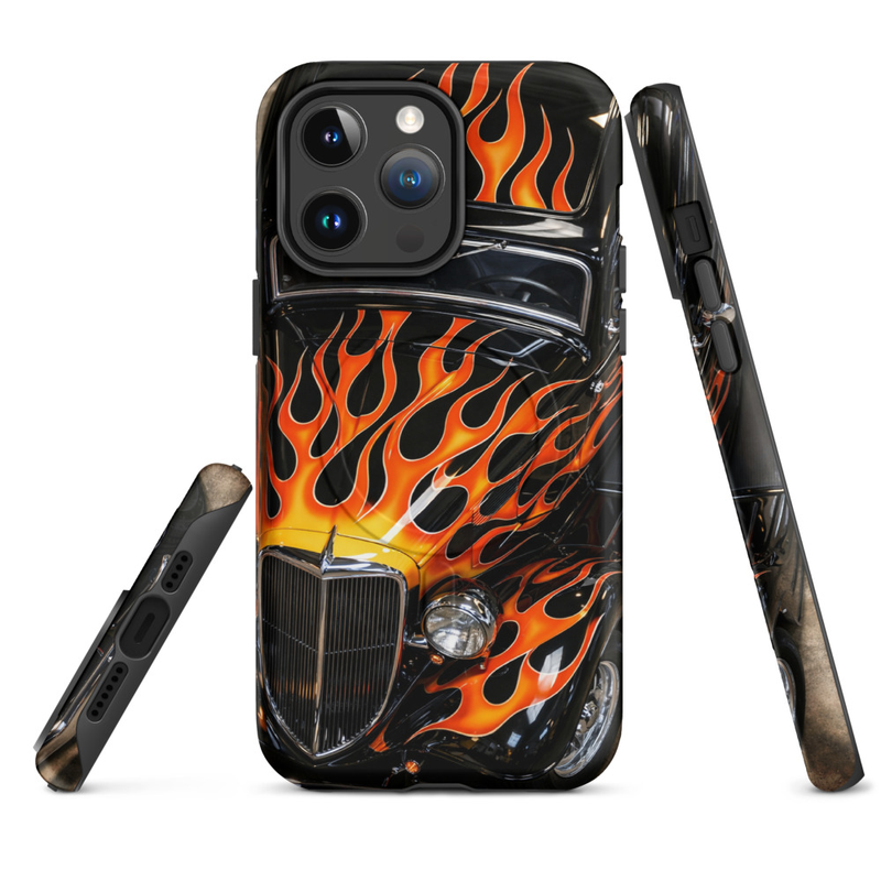 MagSafe® tough case for iPhone® - 14 to 17, Ford Hot Rod Flame Series