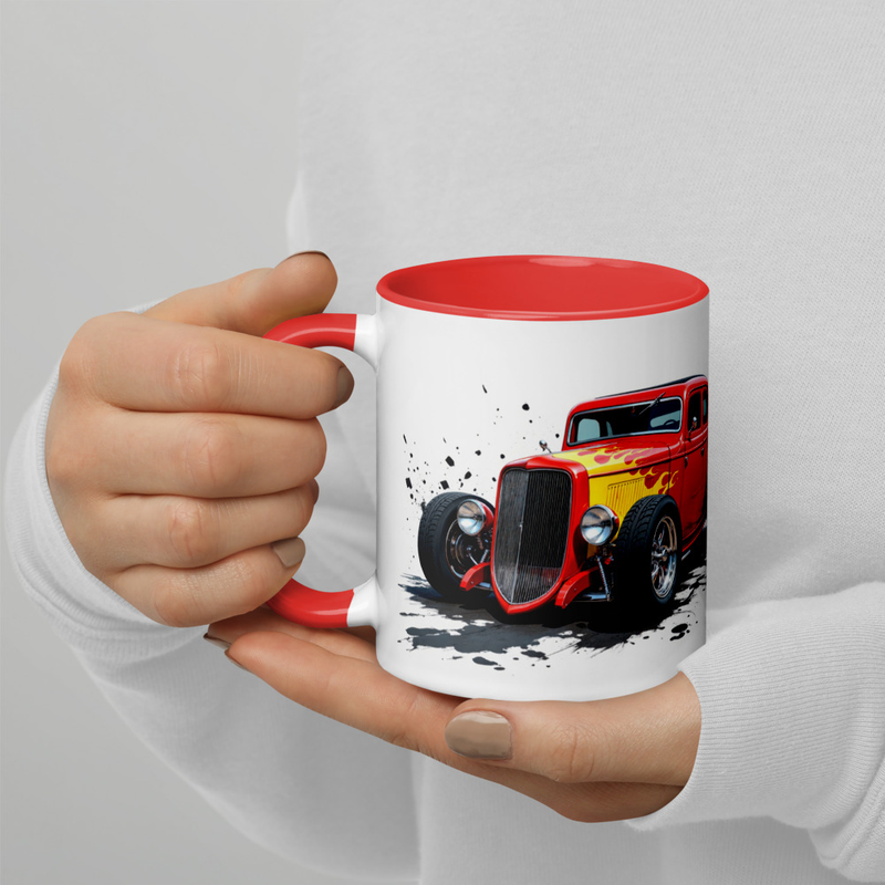 1930s Chevy Hot Rod Two Tone Mug