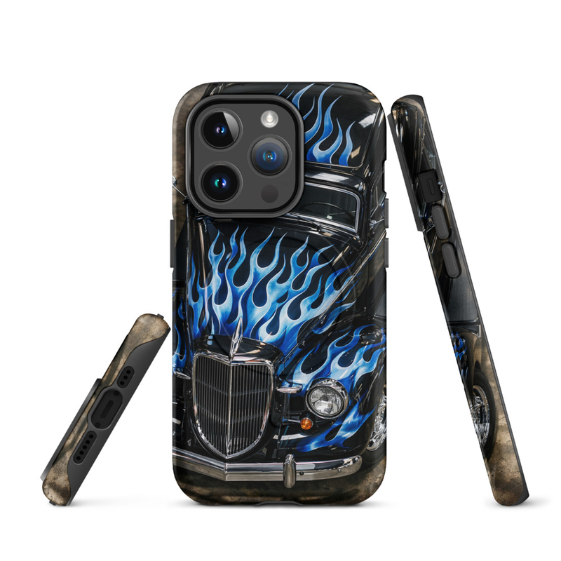 MagSafe® tough case for iPhone® 14 to 17, Dodge Hot Rod - Flame Series