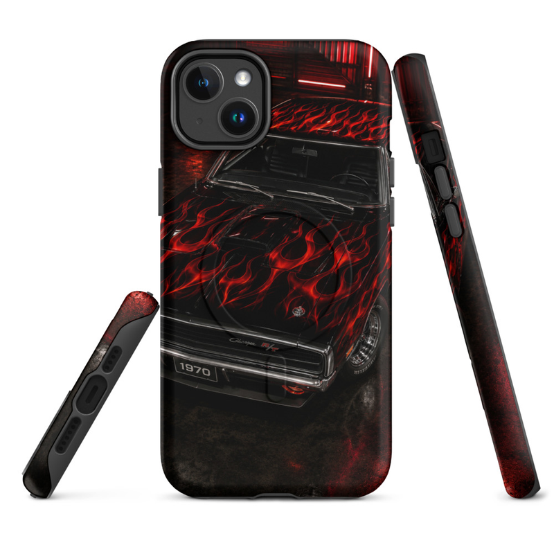 MagSafe® tough case for iPhone® 14 to 17 - 1969 Charger - Flame Series