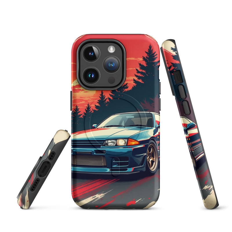 MagSafe® tough case for iPhone® 14 - 17 - R32 Skyline