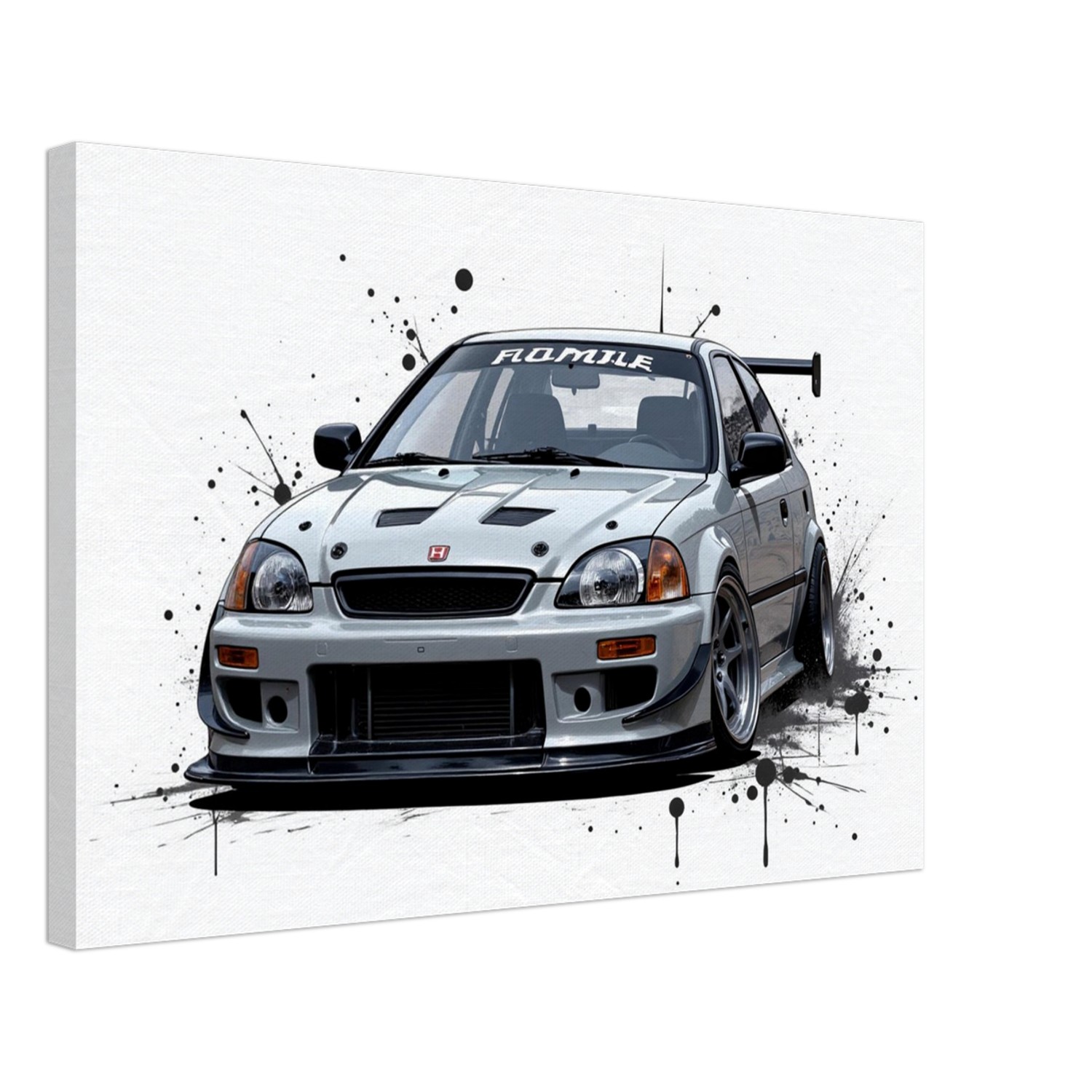 Tuned Civic Art Print