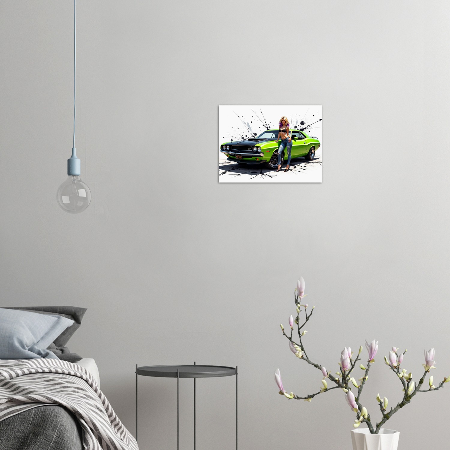 Vintage Car Aluminum Wall Art
