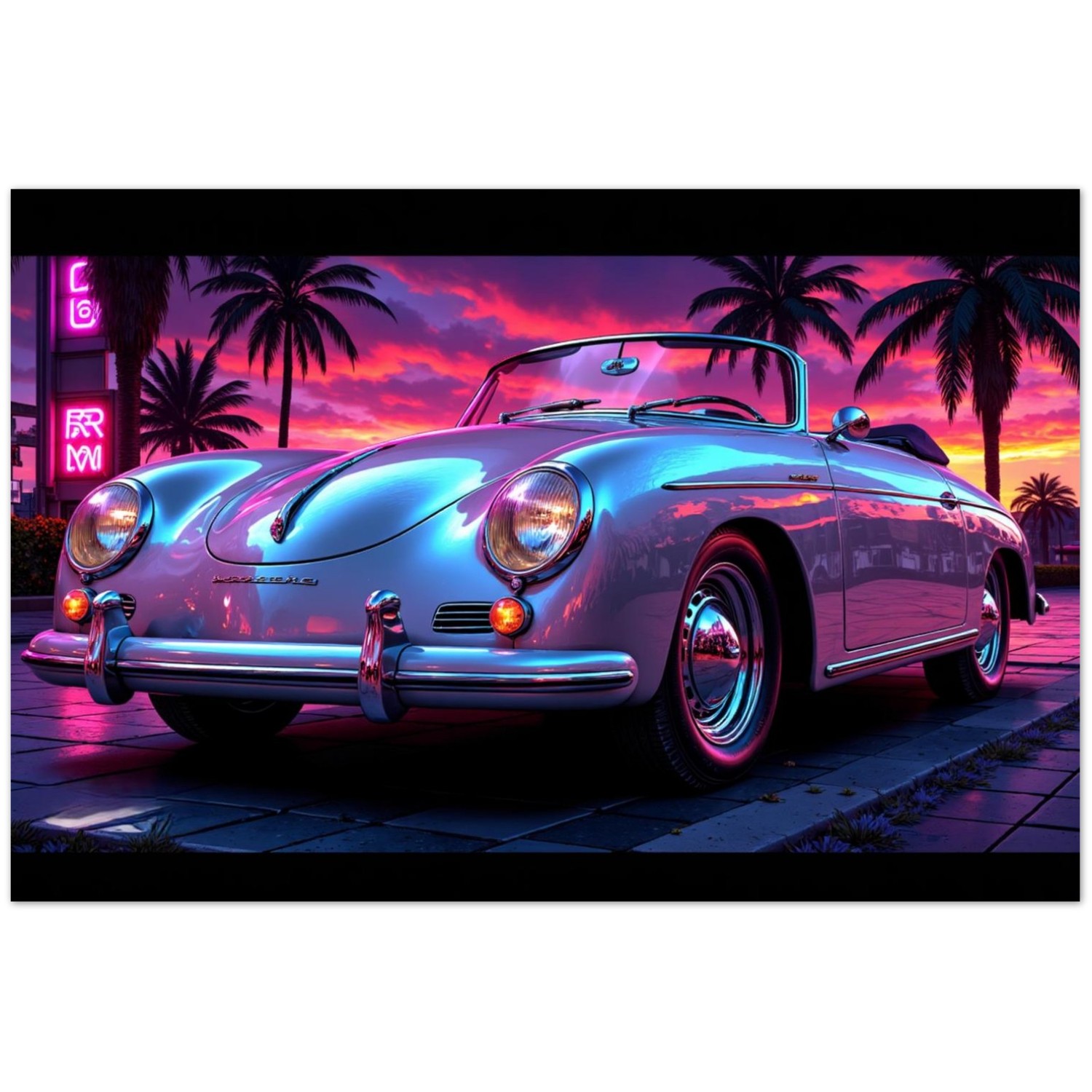 Midnight on Metal Porsche Boxter