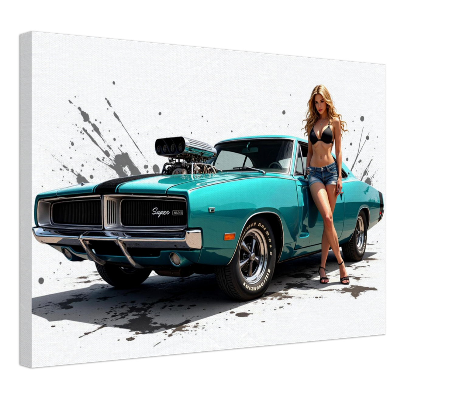 Vintage Car Wall Art