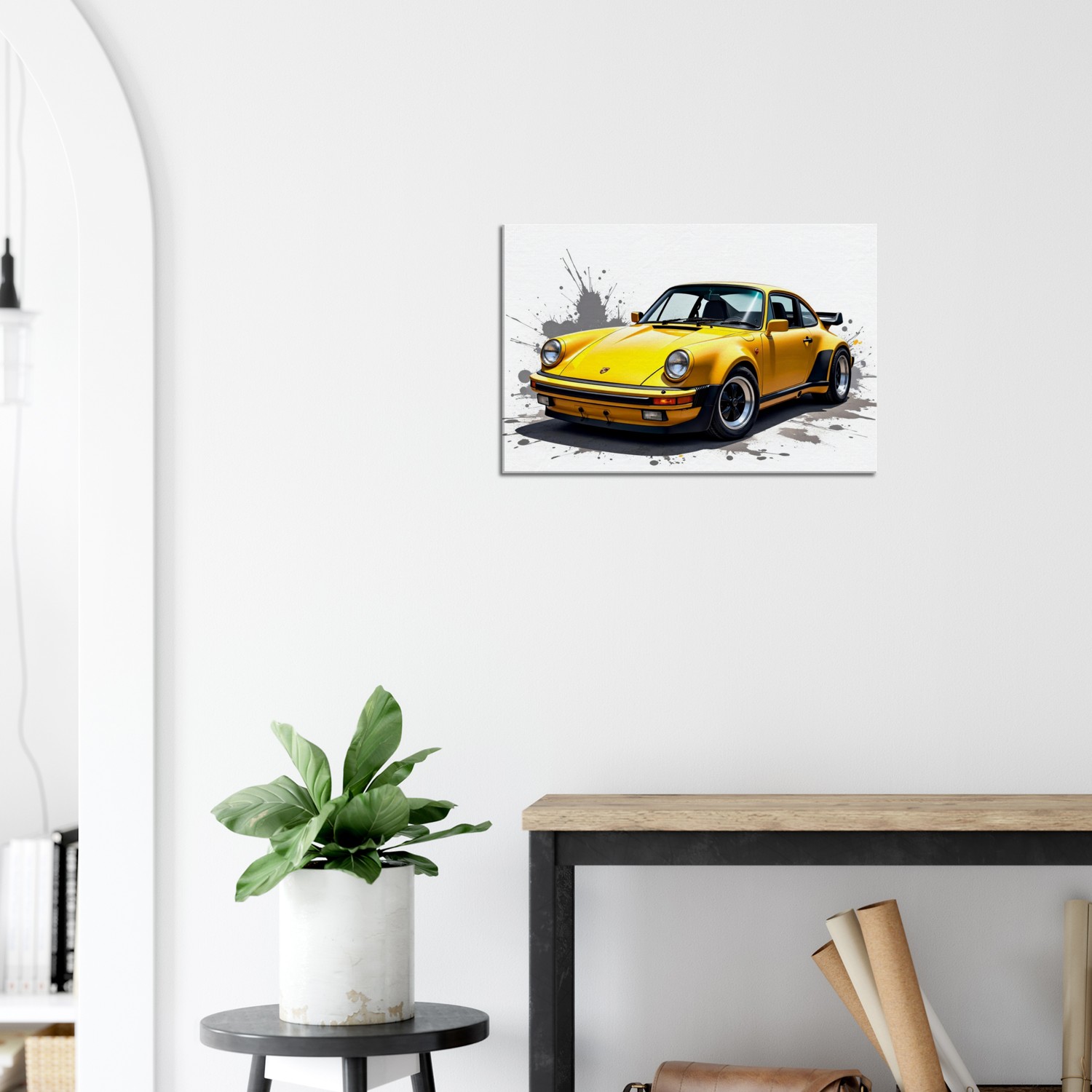 Porsche 911 Mounted Canvas
