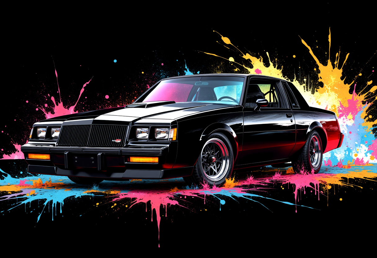 Buick GNX High-Res Automotive Art
