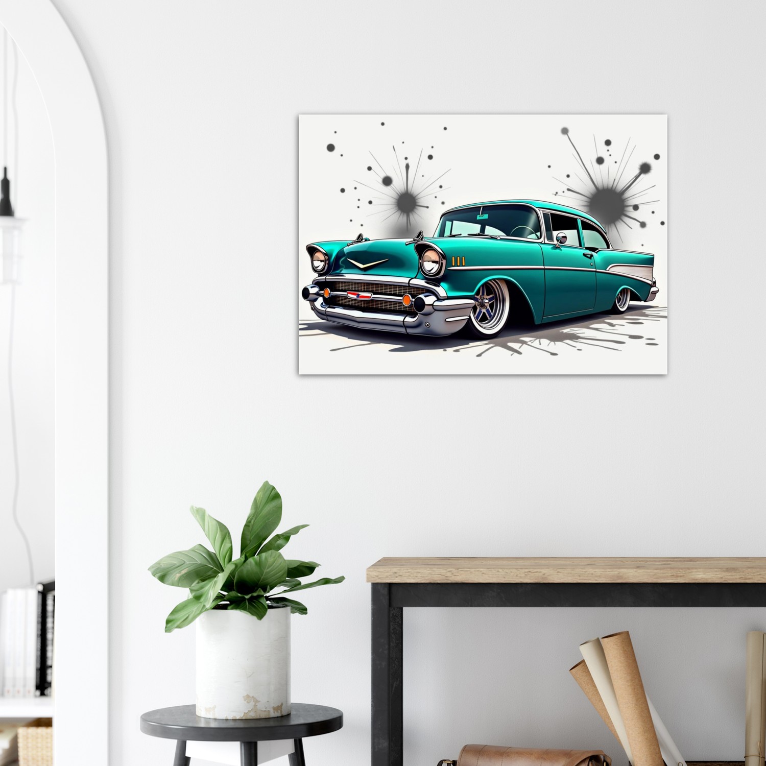 57 Chevy Bel Air Poster