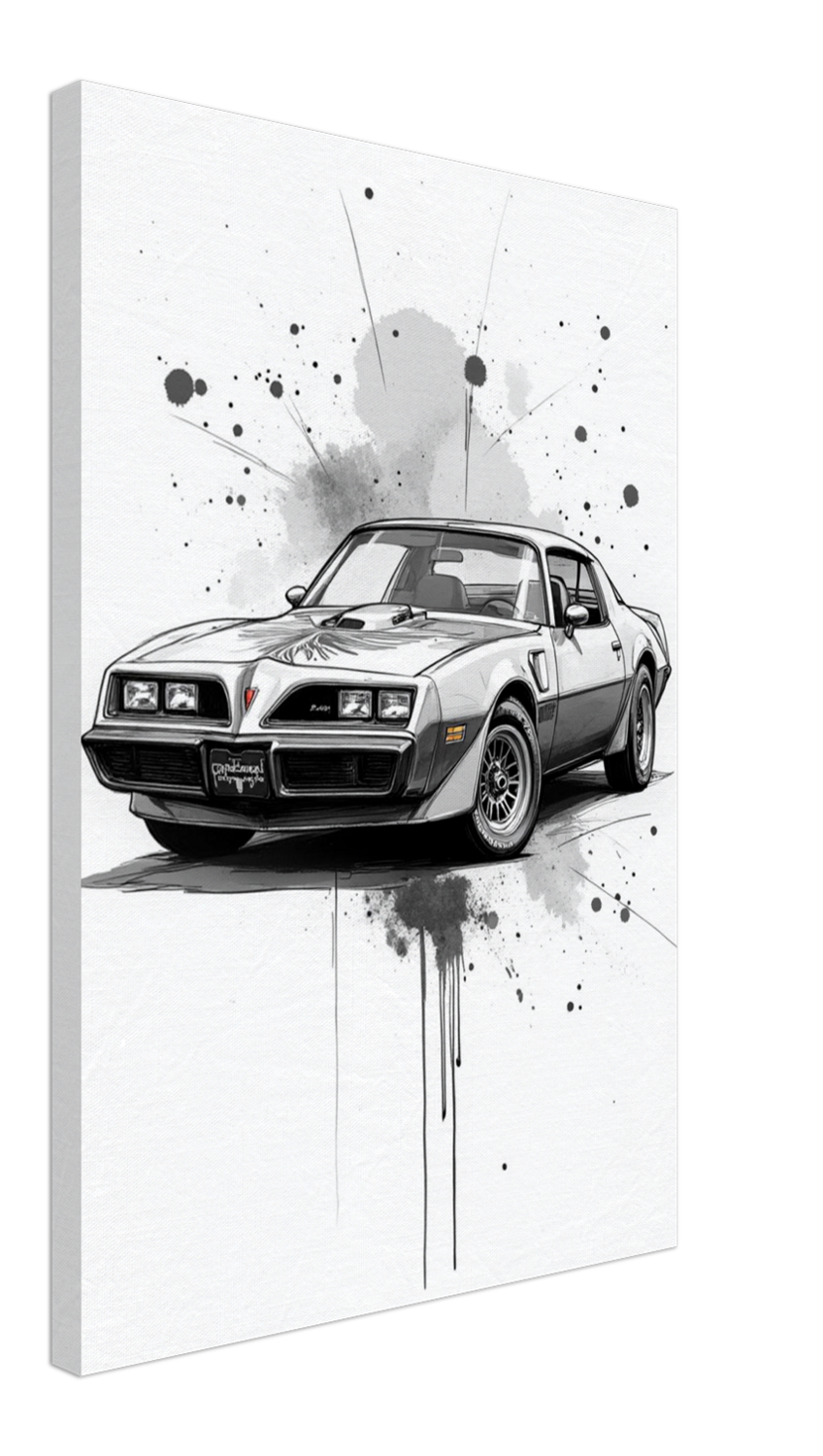 Pencil Sketch Style Canvas Wall Art