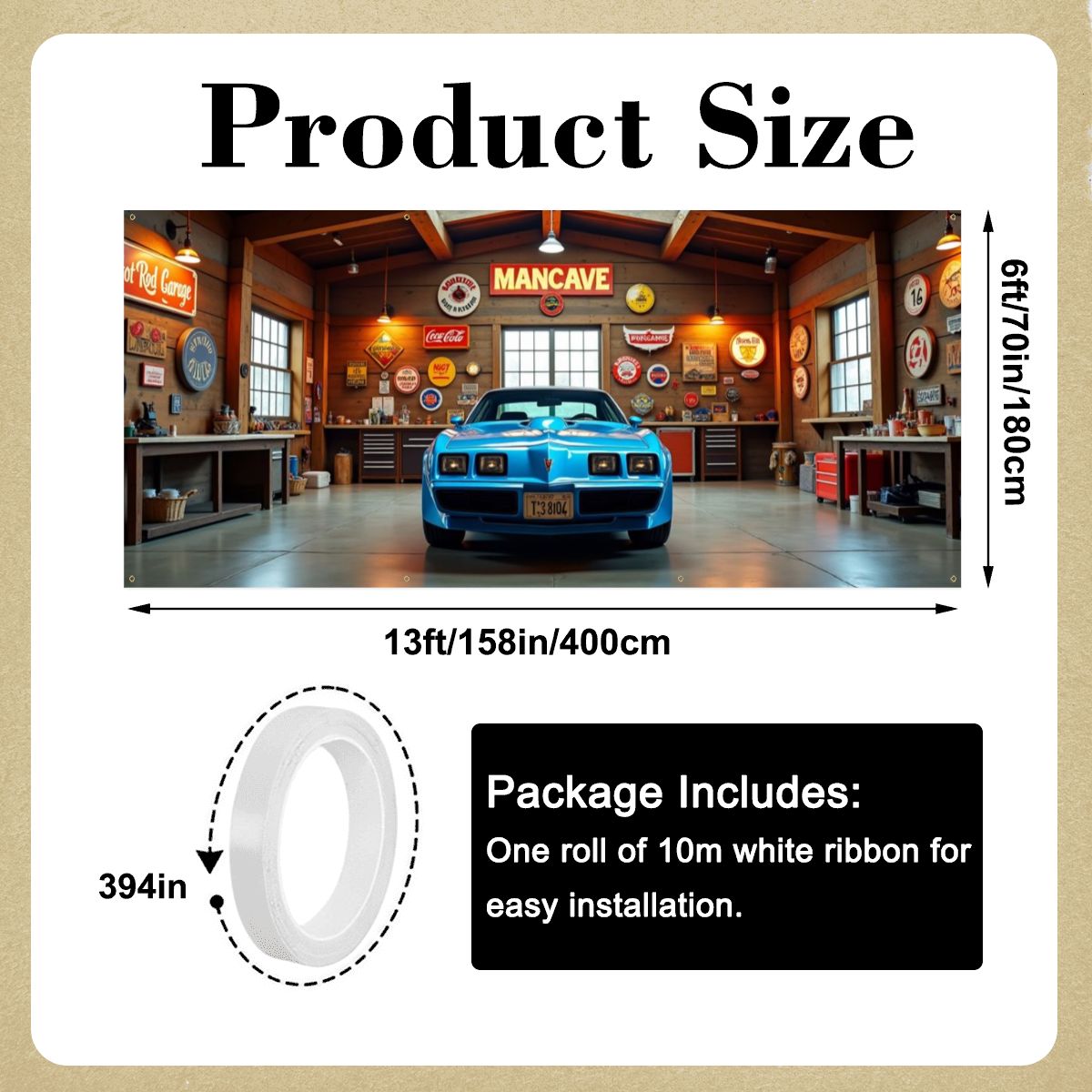 79 Pontiac Trans Am Garage Door Banner