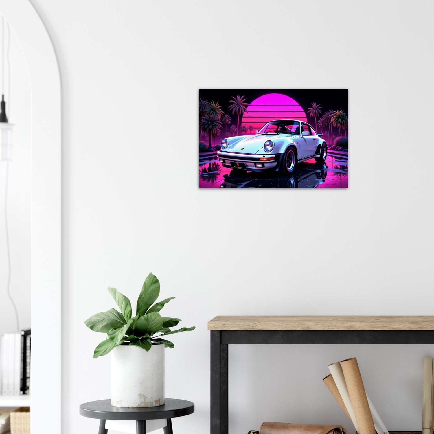 Midnight on Metal Porsche 911