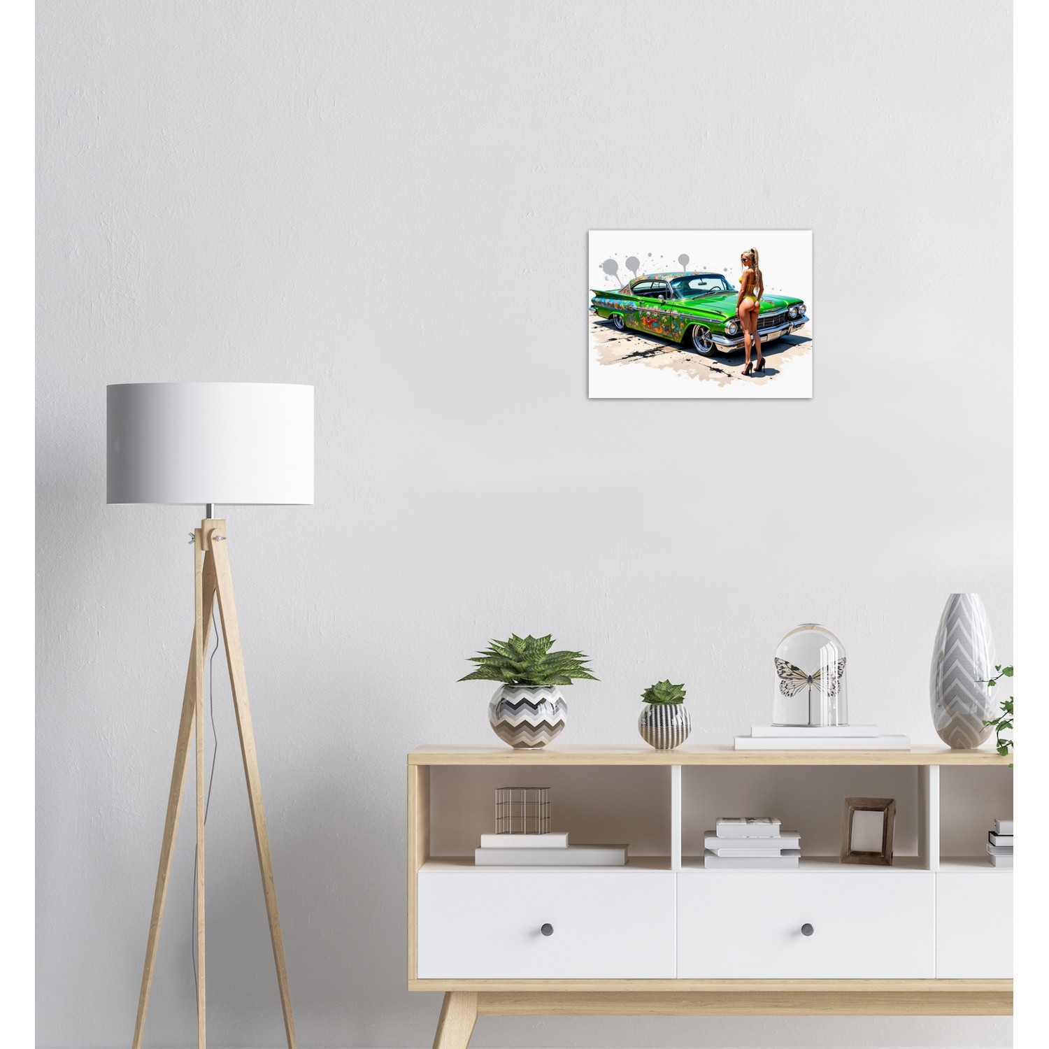 Lowrider Aluminum Wall Art