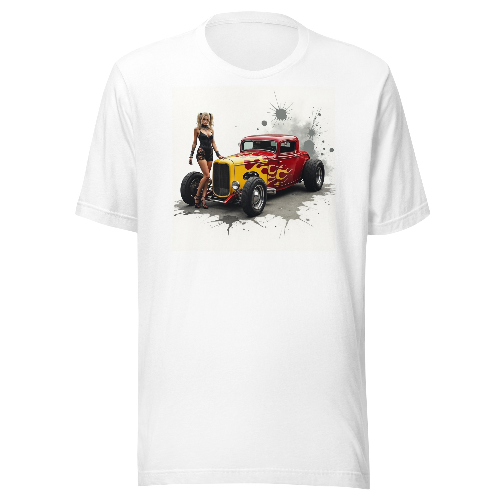 Alyssa with Red Hot Rod T-Shirt