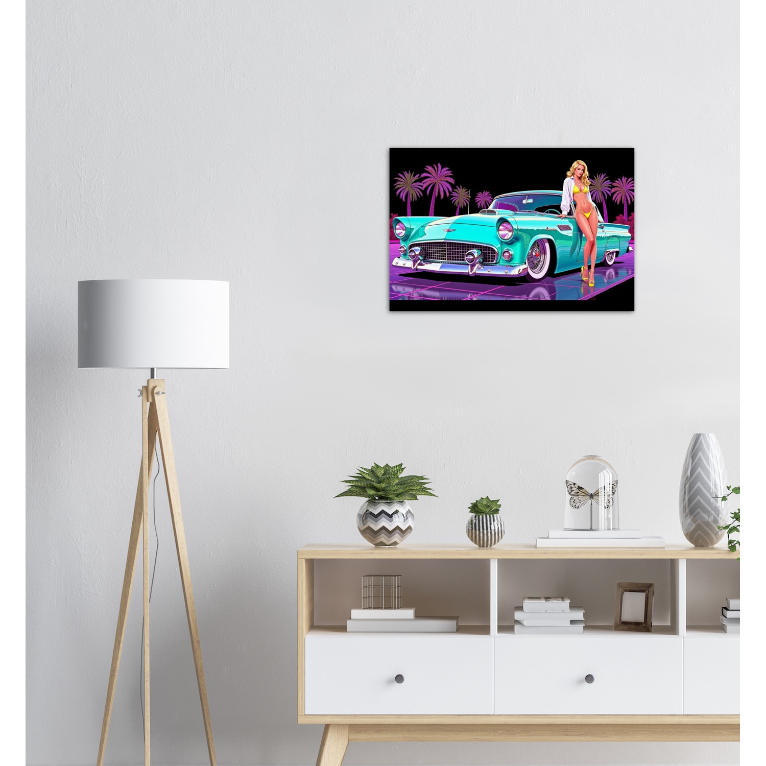 Midnight on Metal Ford Thunderbird