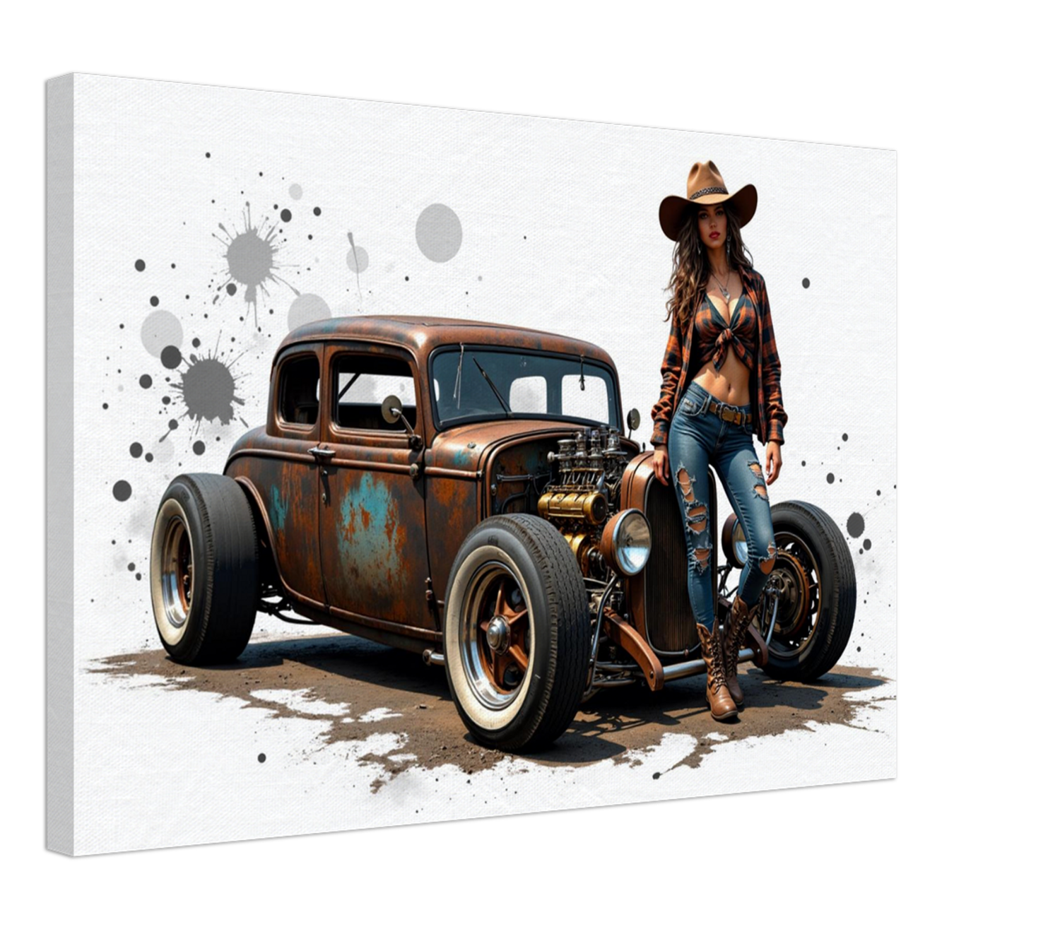 Rat Rod Wall Art