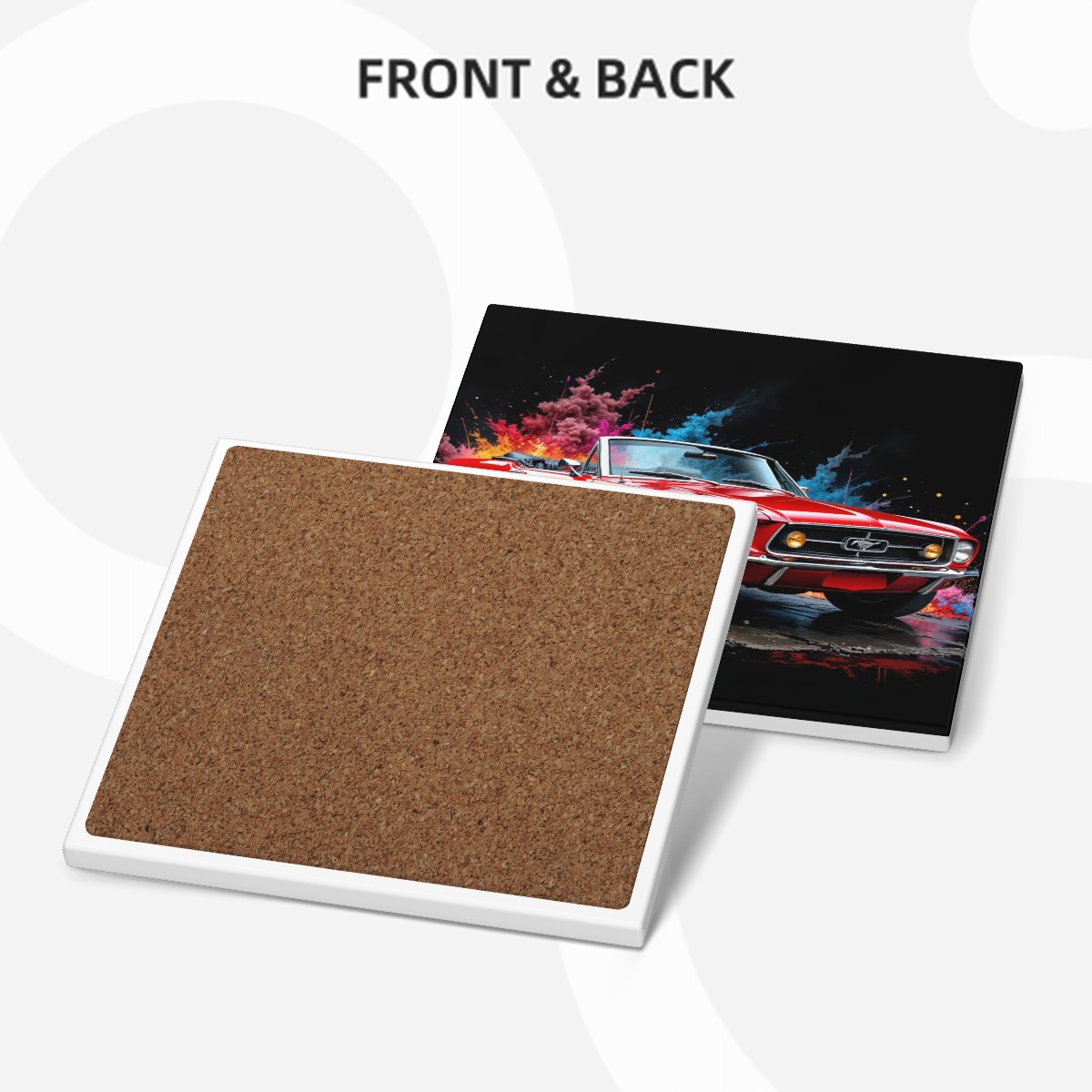 Mustang Collection Ceramic Coasters