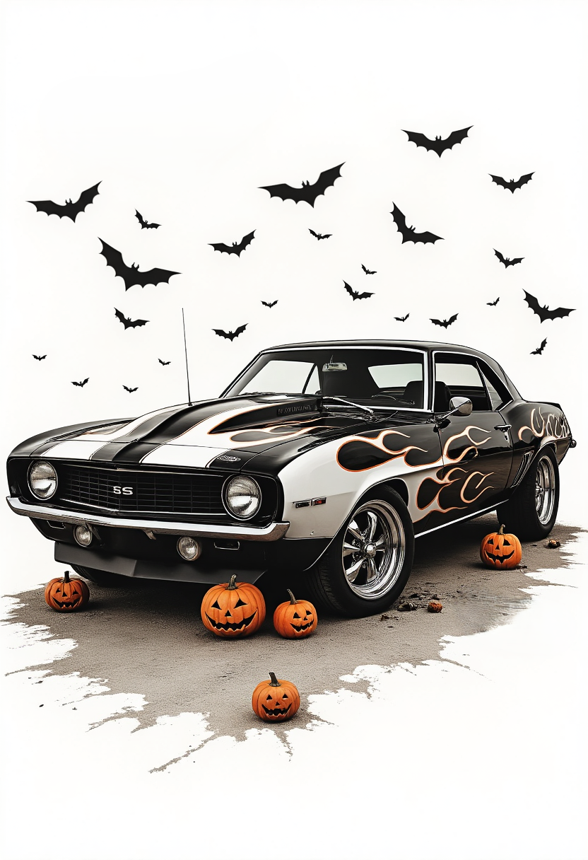 Halloween Camaro Apron