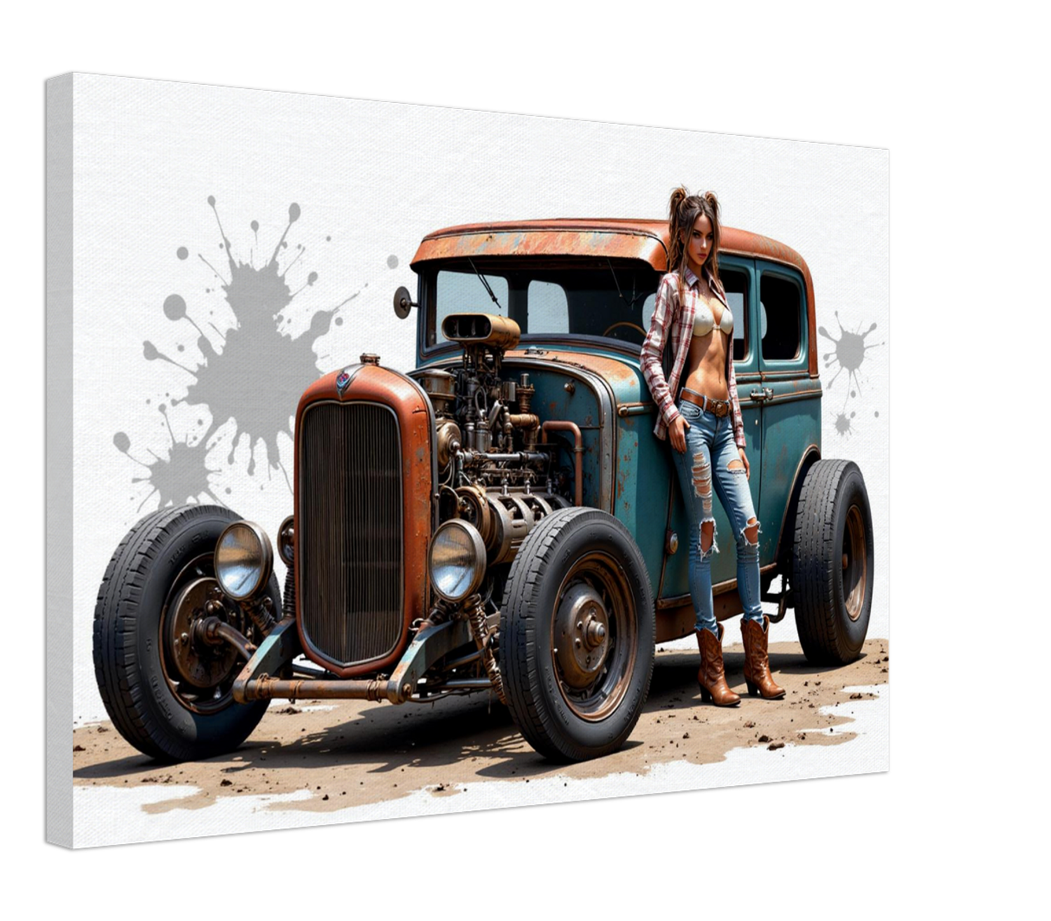 Rat Rod Wall Art