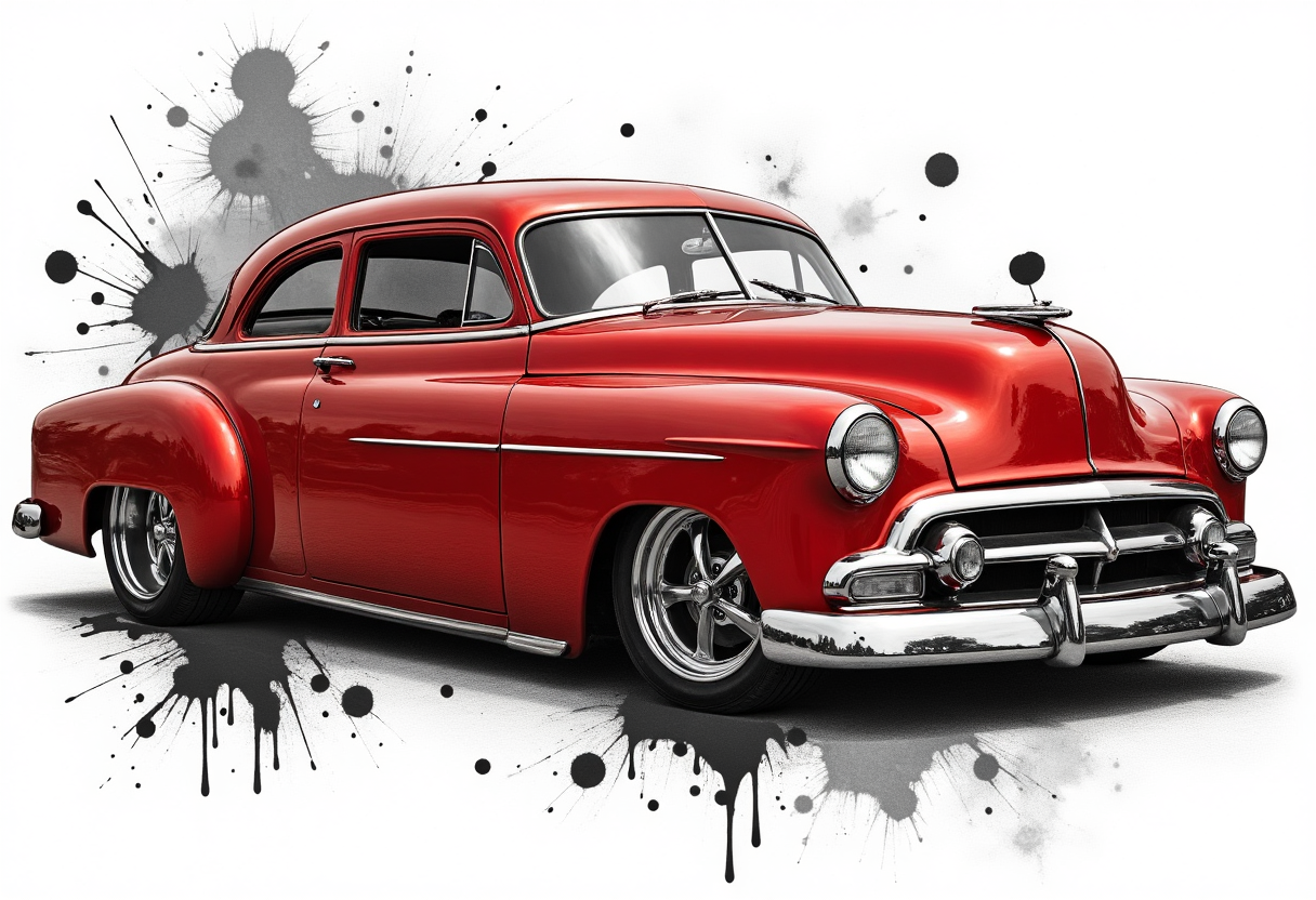 Chevrolet Fleetline High-Res Automotive Art