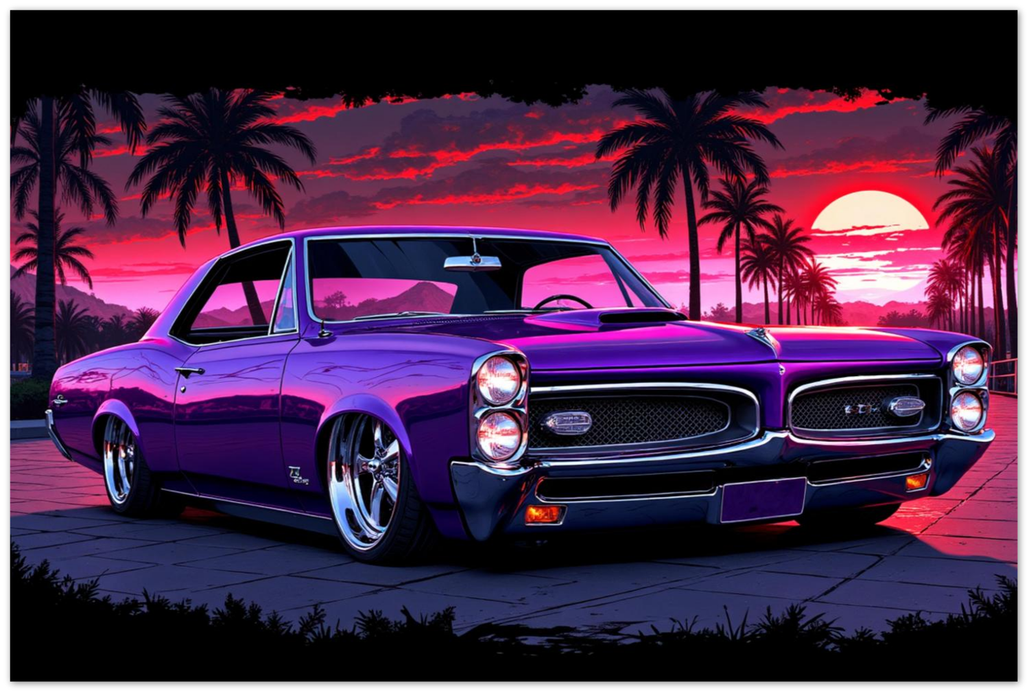 Midnight on Metal Pontiac GTO