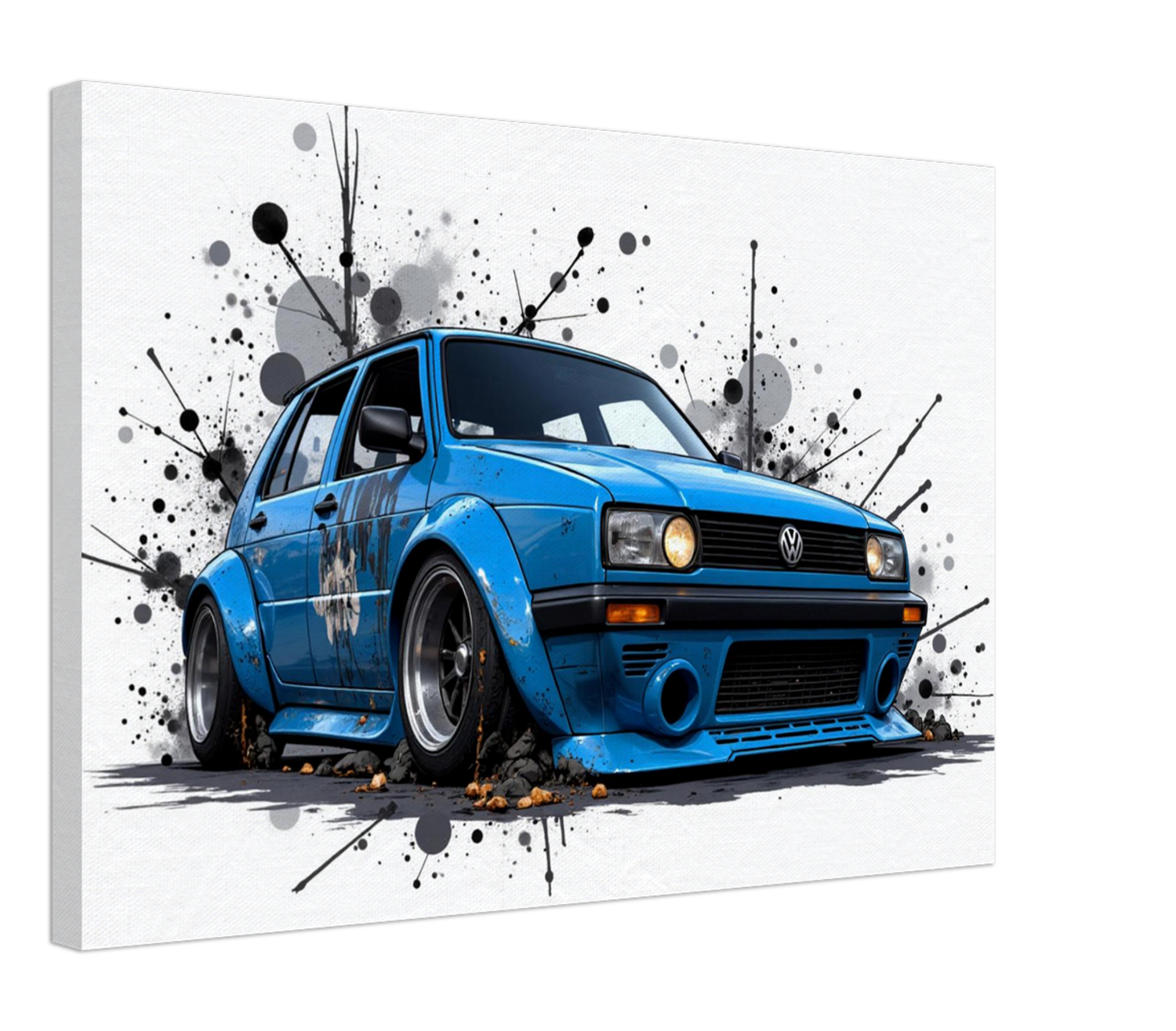 Tuned Jetta Art Print