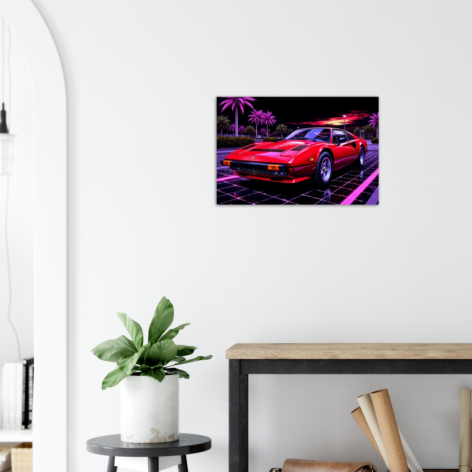 Midnight on Metal Ferrari 308 GTS