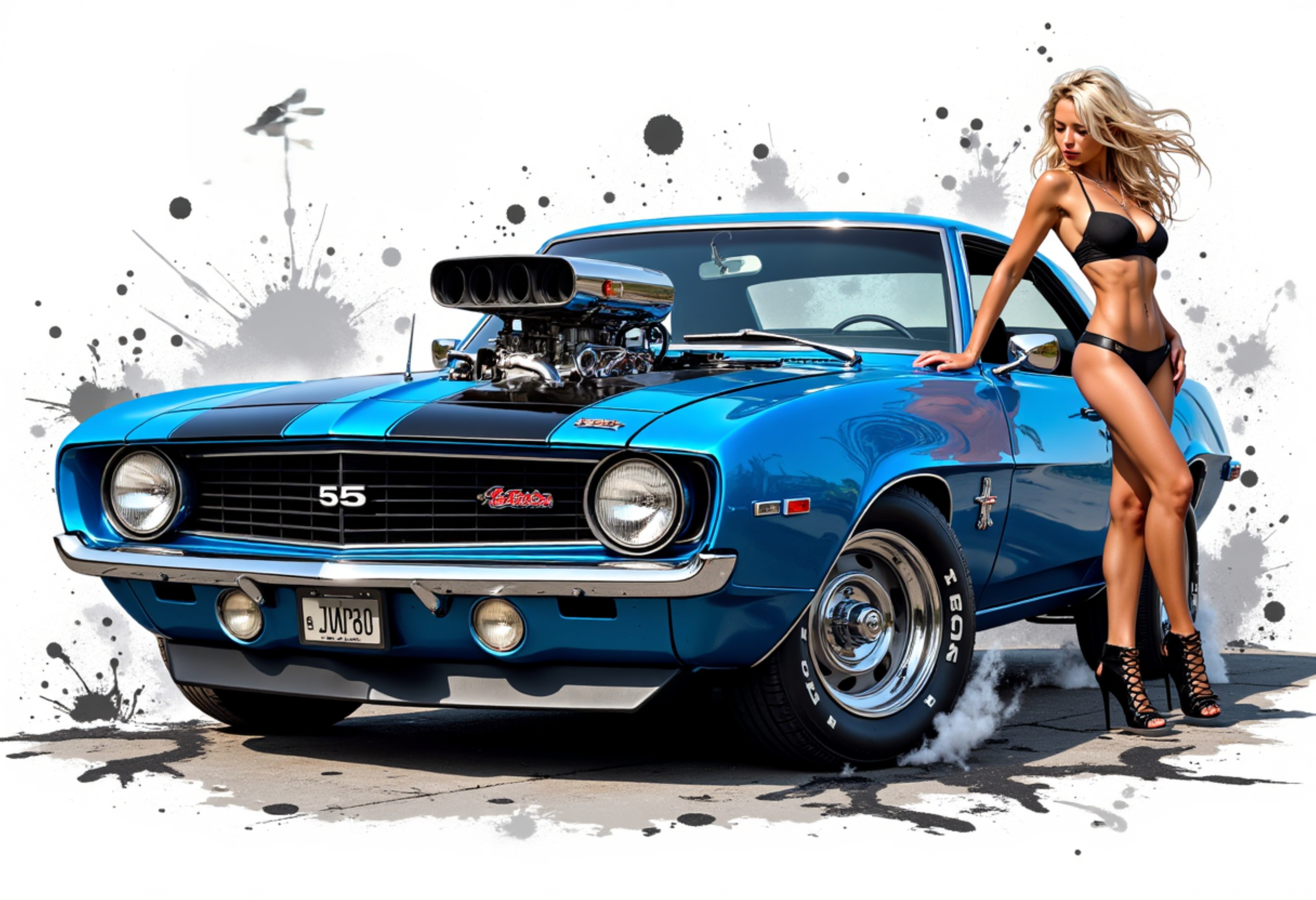 Vintage Car Wall Art