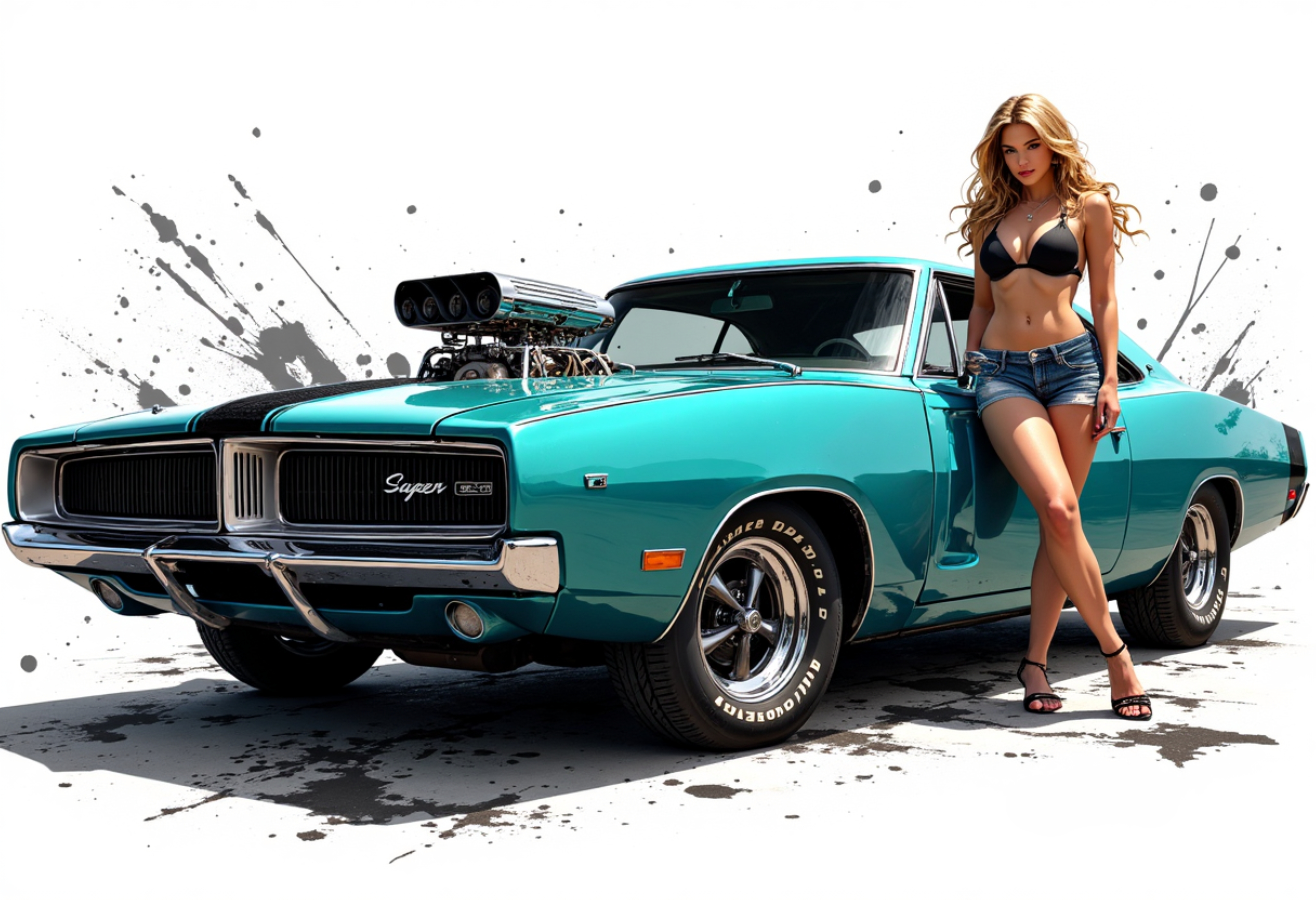 Vintage Car Wall Art