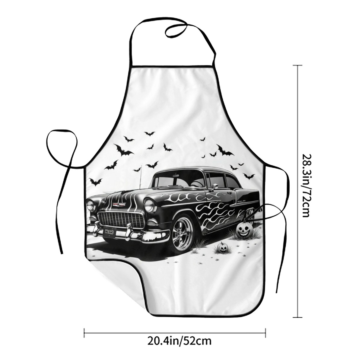 Halloween 55 Chevy Apron