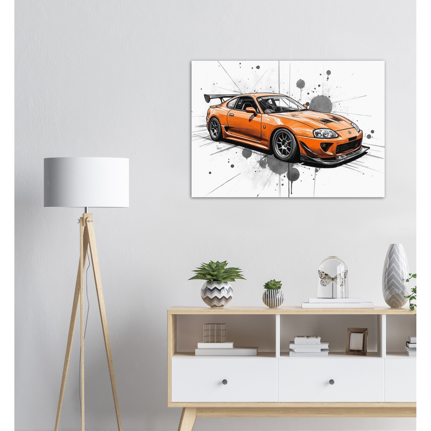 Pencil Sketch Style Supra Poster