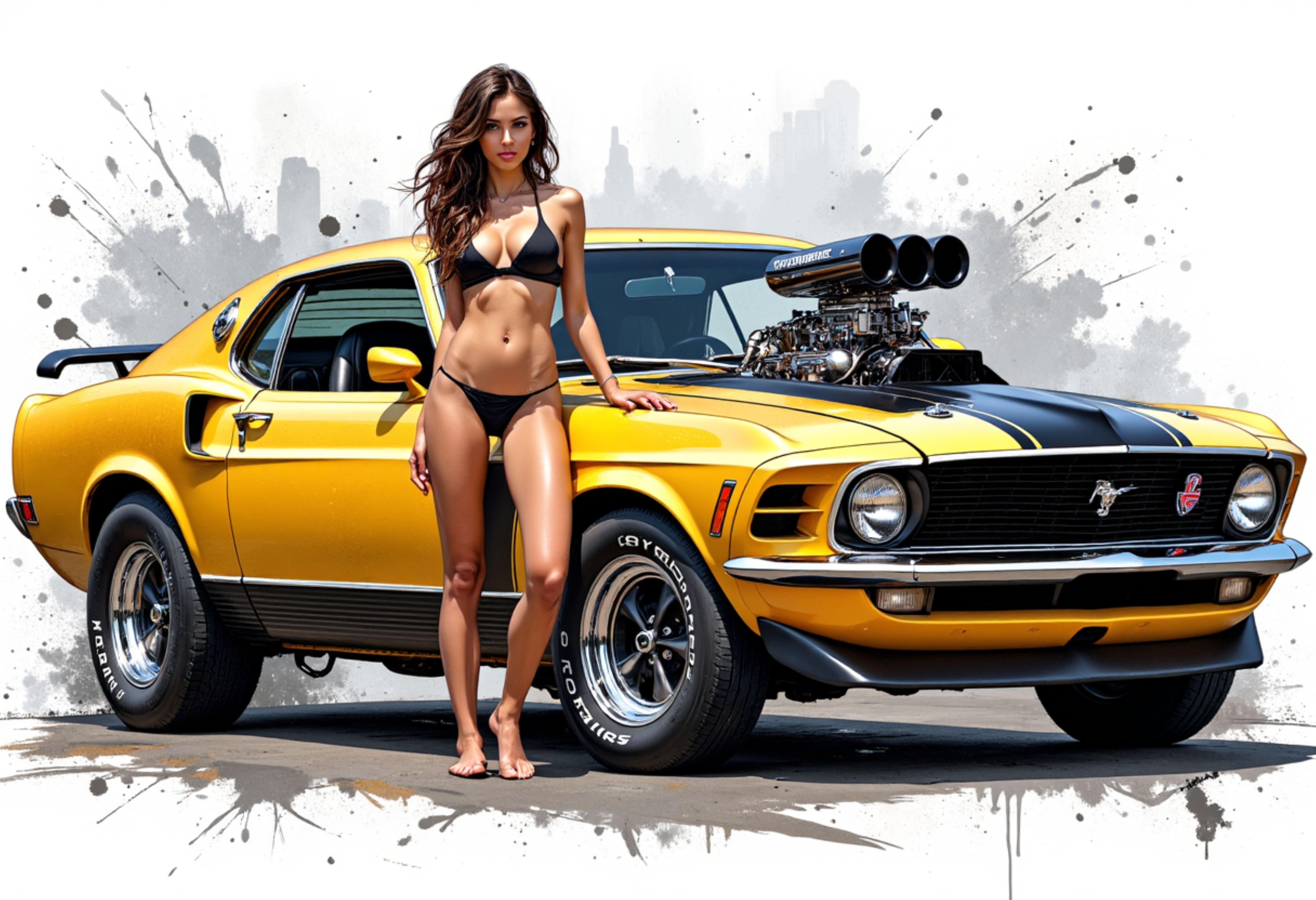 Vintage Car Aluminum Wall Art