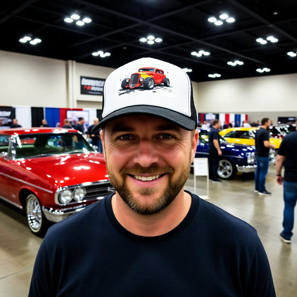 1930s Chevy Hot Rod Foam trucker hat