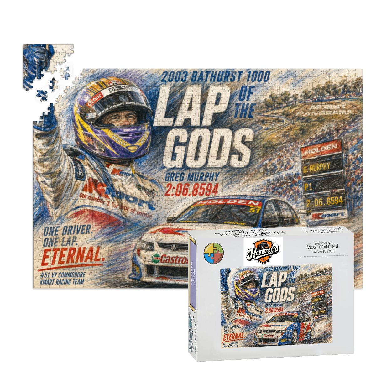 Jigsaw Puzzle 1000 Piece -  Greg Murphy Bathurst Tribute