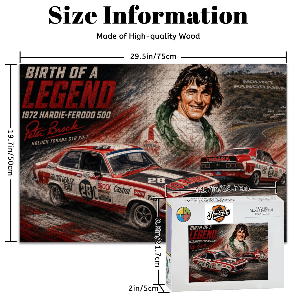 Jigsaw Puzzle 1000 Piece - Peter Brock Bathurst Tribute