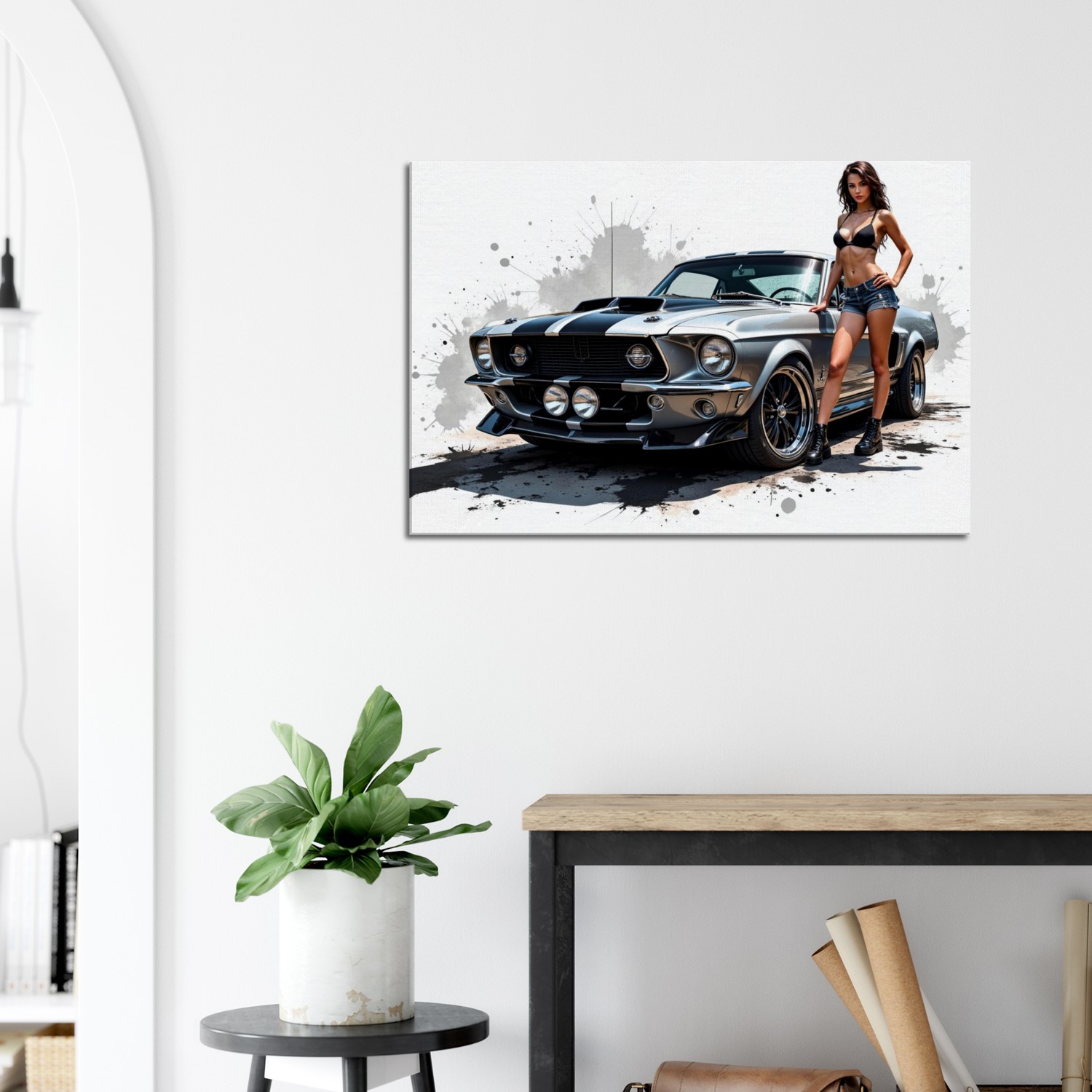 Vintage Car Wall Art