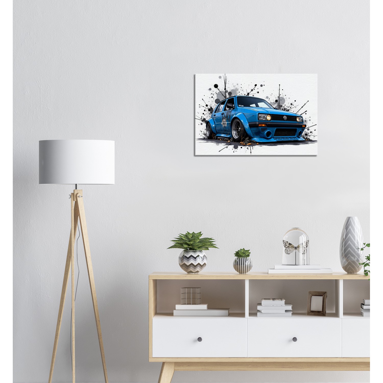 Tuned Jetta Art Print